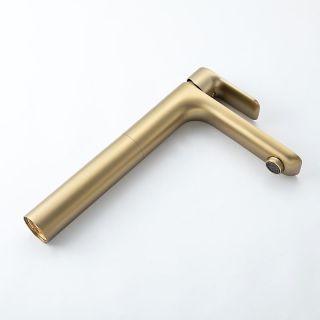 Смеситель для раковины Gappo G1048-32 золотой сатин